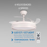 Ventilador de techo LED White Alan Ø106 cm - DSC  CCT
