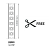 Tira Led 24V Cob Free Cut Ip65 13W/m - 10 Metros  4000K