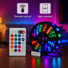 Pack Tira de LED USB 5V 5050 RGB - 2 metros  RGB