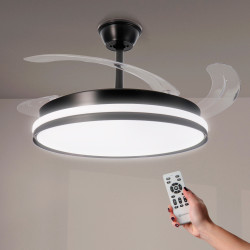 Ventilador de techo LED Black Cami Ø107 cm - DSC  CCT