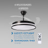 Ventilador de techo LED Black Cami Ø107 cm - DSC  CCT