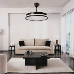 Ventilador de techo LED Black Cami Ø107 cm - DSC  CCT