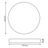 Plafon LED Circular Boni 24W  6500K