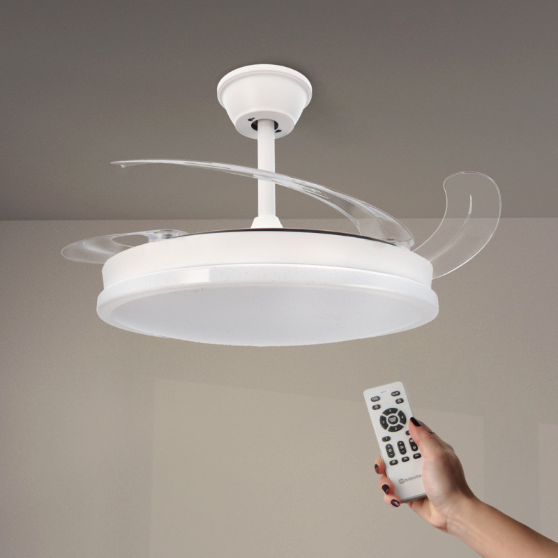 Ventilador de techo LED White Otah Star Ø107 cm - DSC  CCT