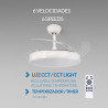 Ventilador de techo LED White Otah Star Ø107 cm - DSC  CCT
