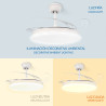 Ventilador de techo LED White Otah Star Ø107 cm - DSC  CCT