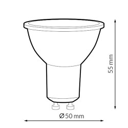 Bombilla LED GU10 Next Plus 6W Dimmable  3000K