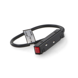 Conector con cable para Fuente Alimentación externa carril Magnético Serie 16mm  Negro