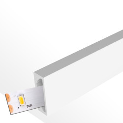 Funda De Silicona Slim 8X4 Para Tiras Led - 20 metros