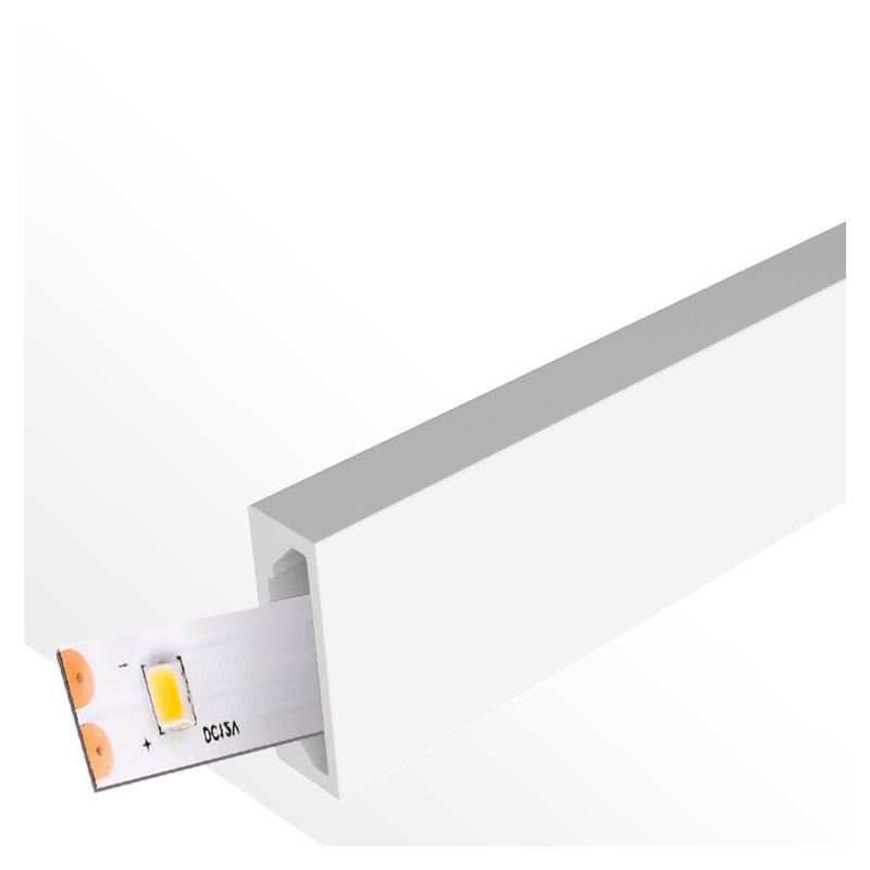 Funda De Silicona Slim 8X4 Para Tiras Led - 20 metros