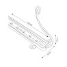 Barra Led 220V AC para Estanterías 12W  4500K