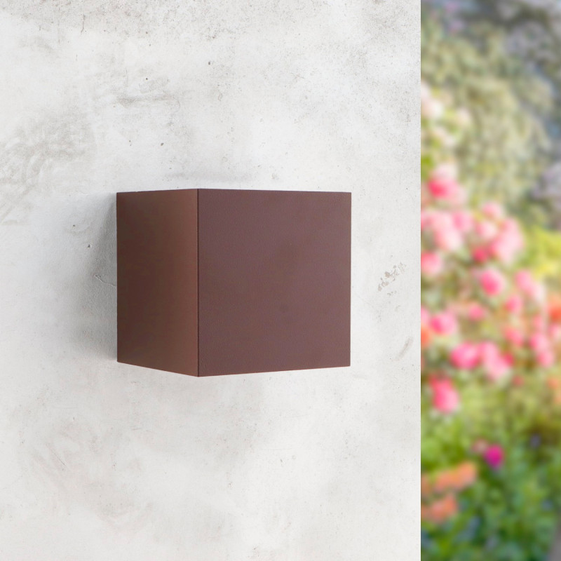 Aplique de Pared LED Rust Cube 12W IP54  CCT