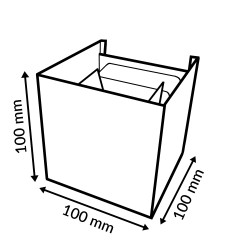 Aplique de Pared LED Rust Cube 12W IP54  CCT