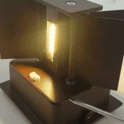 Aplique de Pared LED Rust Cube 12W IP54  CCT