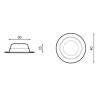 Downlight LED Back 3W - DSC  6000K