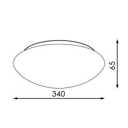 Plafon LED Circular Ice 24W  6500K