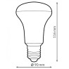 Bombilla LED E27 R90 15W  3000K