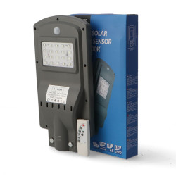 Farola Solar LED para Alumbrado Público 20W con Sensor - DSC  6000K