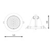 Foco Downlight LED orientable Track 30W - DSC  4500K