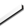 Carril magnético 2 metros Serie 20mm - DSC  Blanco