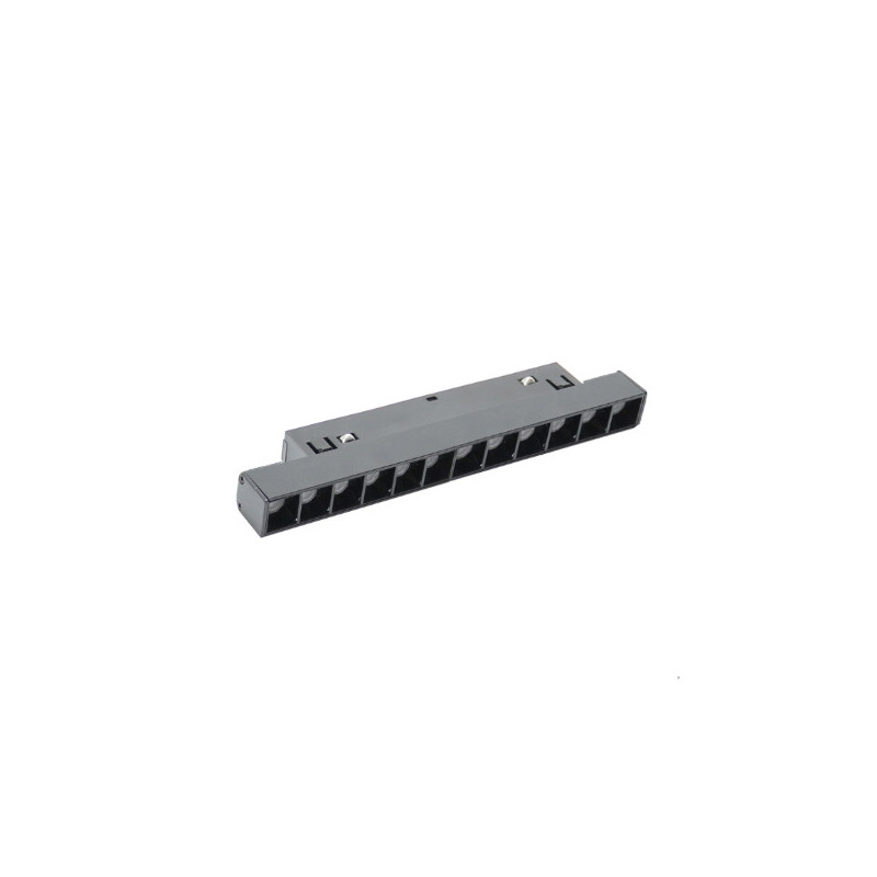 Foco LED Lumiere 12W para carril magnético Negro 48V Serie 20mm - DSC  3000K