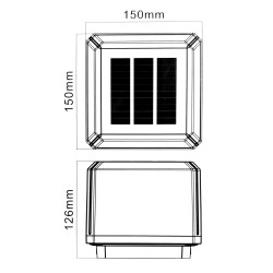 Baliza Led Solar Inel  CCT