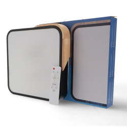Plafon LED Black Wood Square 24W  CCT