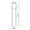 Tubo LED T8 900 mm Stak 12W Cristal Conexión Un Lateral  6000K