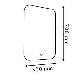 Espejo para Baño LED 15W Mijas CCT  CCT