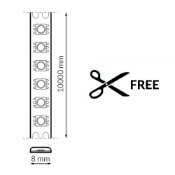 Tira Led 24V Cob Free Cut Ip20 13W/m - 10 Metros  2700K