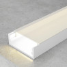 Perfil de aluminio Minim Lacado Blanco  - 2 metros  Blanco