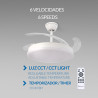 Ventilador de techo LED White Otah Ø107 cm  CCT
