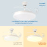 Ventilador de techo LED White Otah Ø107 cm  CCT