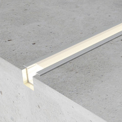 Perfil de aluminio Yoret - 2 metros  Aluminio