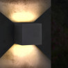 Aplique de Pared LED Black Cube 12W IP54  CCT