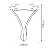 Farola LED Series Minimal 100W  4000K