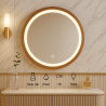 Espejo para Baño LED 15W Wood Round CCT  CCT