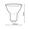 Bombilla LED GU10 Smd Plus 7W 60º  2700K