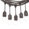 Guirnalda Led Solar 3W de 12 casquillos E27 Exterior IP65 - DSC  RGB+WW