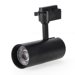 Foco LED para carril Black Aras 30W Monofásico CCT No Flicker  CCT
