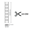 Tira de Led 220V Cob point 15W/m IP67 - 50 Metros - DSC  2700K