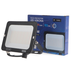 Foco Proyector Led Verona Plus Black 50W CCT  CCT