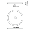 Plafón LED con Sensor Movimiento 15W Halls CCT  CCT