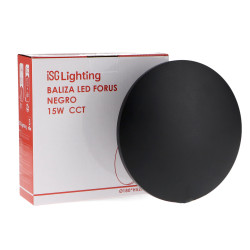 Aplique de Pared LED Black Forus 15W IP54 CCT  CCT