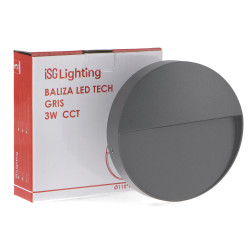 Baliza de Superficie Led Tech Grey 3W IP54  CCT