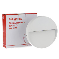 Baliza de Superficie Led Tech White 3W IP54  CCT