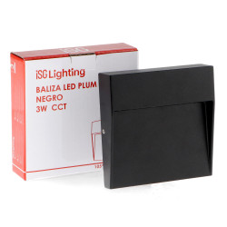 Baliza de Superficie Led Plum Black 3W IP54  CCT
