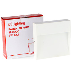 Baliza de Superficie Led Plum White 3W IP54  CCT