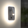 Aplique de pared Led orientable White Bruve 10W  4000K