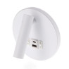 Aplique de pared Led orientable White Round 10W  4000K